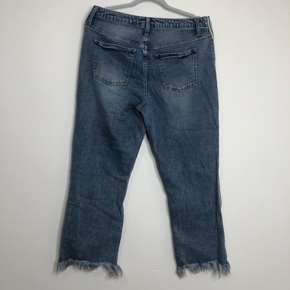 Wild Fable | Side Zipper Raw Hem Jeans sz 12 - Picture 6 of 6